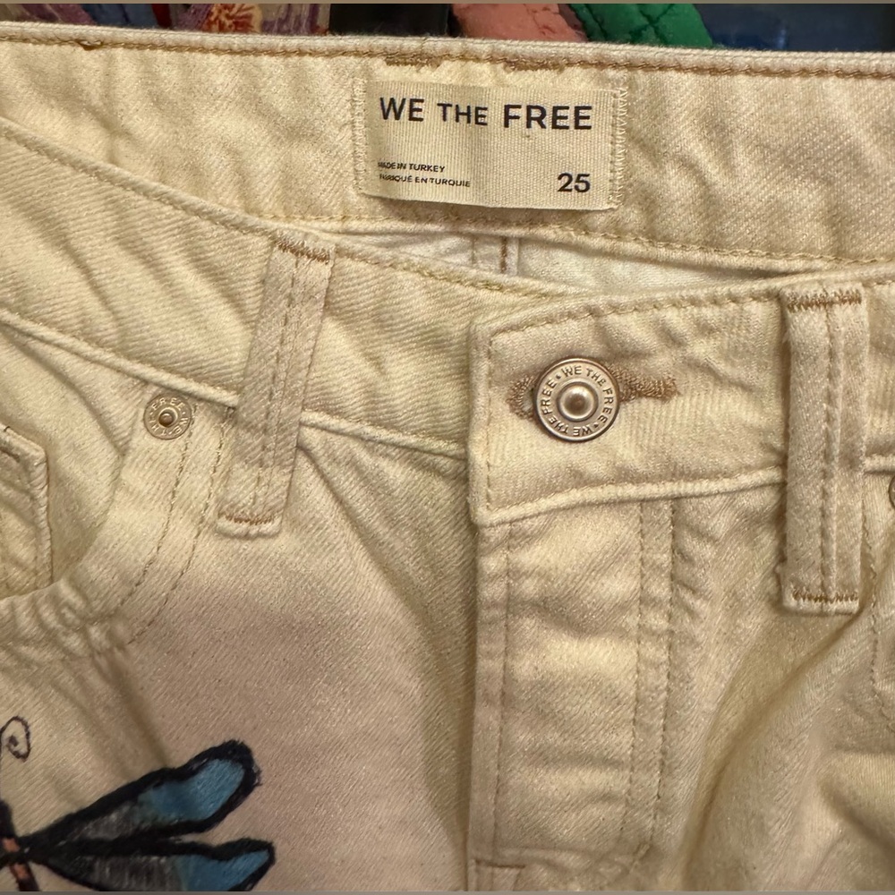 NWT Free People We The Free Tennessee Low-Rise Illusions Jeans - dragonfly - 25 - Picture 9 of 11
